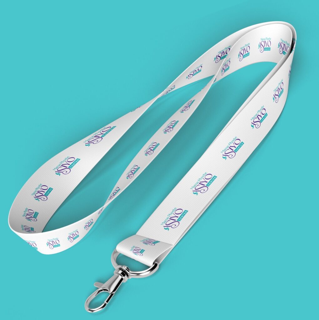 Branded lanyard